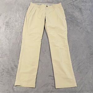 Under Armour Pants Mens 34x32 Khaki Chino Golf Performance Stretch 1342263